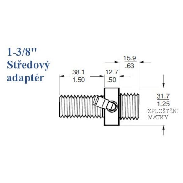 FasTie 1-3/8 - středový adaptér