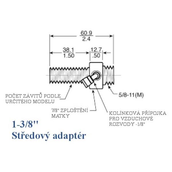 FasTie 1 - středový adaptér
