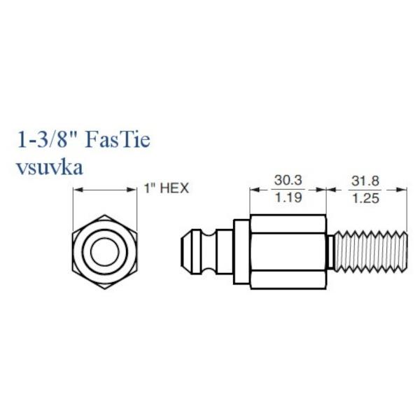 FasTie 1-3/8 - vsuvka